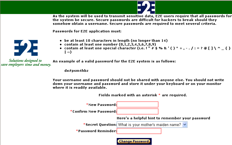 Image of Change Password