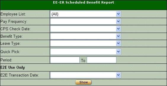 Image of Report - EE-ER Scheduled Benefit