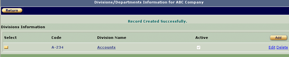 Image of Divisions/Departments Information added