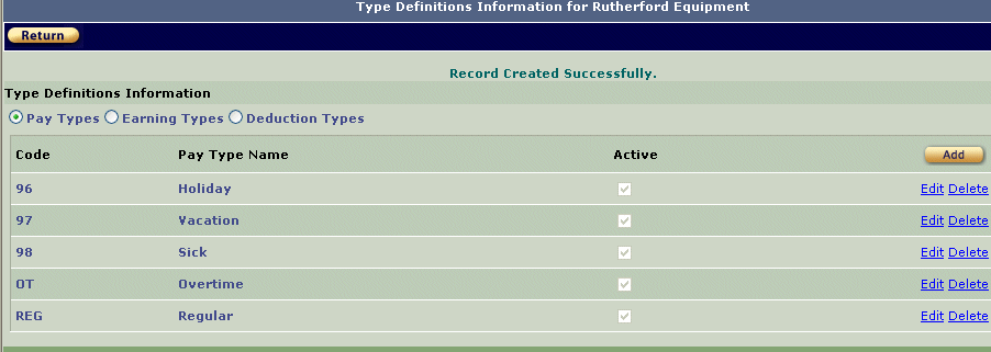 Image of Pay Types Information added